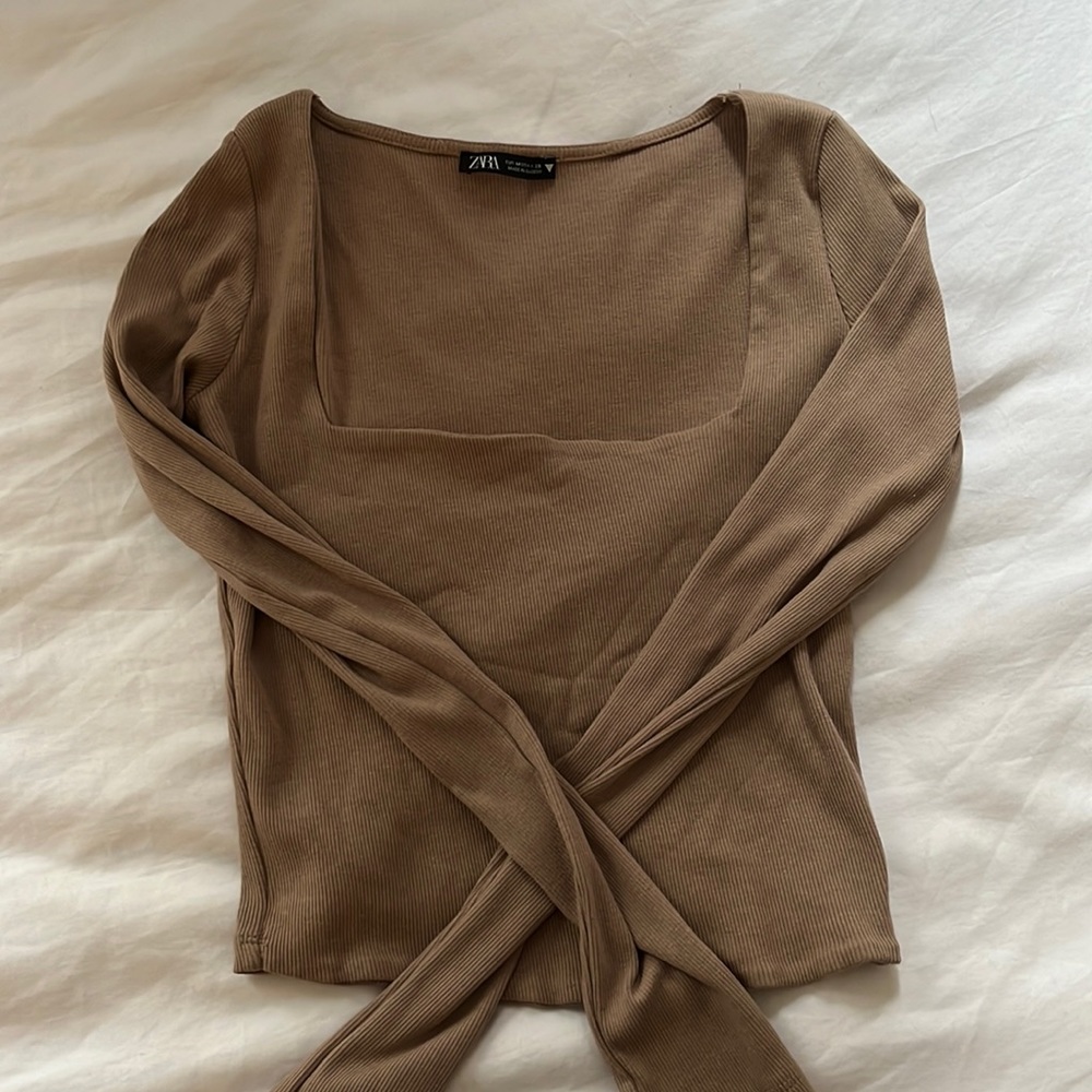 Zara Square Neck Top